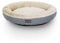 Feandrea Hundebett, Hundekorb, Katzenbett, Donut, rund, Ø 65 cm, grau PGW65G