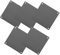 ASHATA 120mm Fan Dust Filter Mesh, 5Pcs 12cm PC Computer PVC Fan Cover Dust-proof Black, Compatible with Desktop, Laptop, Server, Printer, Gaming Console
