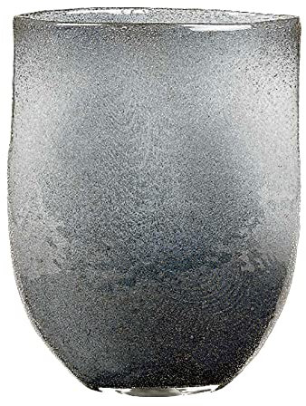 Lambert Perugino Vase anthrazit H34 24,5x10 cm Kupfernetz