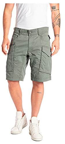Replay Herren Cargo-Shorts Joe Short Regular-Fit mit Stretch