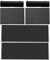 ECSiNG 2 Ensembles Carte Mémoire Fente de Porte Couvercle de Boîtier Kit de Coque de Protection Boîtier de Protection 3 en 1 Pièces de Réparation Kit Compatible avec Wii Console Noir