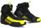 SHIMA EDGE WP Scarpe Moto Uomo Pelle Impermeabile Estive Scarpa ATOP Sneakers Proteggi Touring Protezione Cerniera Laterale Suole Antiscivolo Estate Abbigliamento (Uomini, Impermeabile, Fluo, 42)