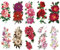 Freesiom Tatouage Ephemere Femme Homme,10pcs Etanche Temporaire Sexy Grand Fleur Fesse Dos Cheville Poitrine Bras Cuisse Permanent Kit Tatoo Cadeau Anniversaire Autocollants