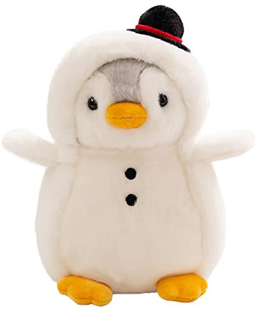 EXQULEG Pinguin Kuscheltier, Süßer Pinguin Plüsch Spielzeug Plüschpinguin Geschenke für Jungen Mädchen Kinder (G)