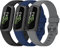 Gheper Uhrenarmbänder Kompatibel mit Fitbit Inspire 3 Smartwatch Band Schnellverschluss Ersatzarmband Armband Silikon Zubehör für Damen Herren S/L Größe