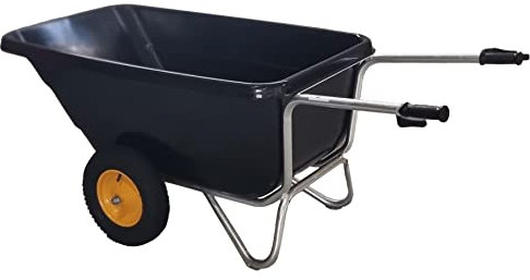 Schubkarre 400L 2-Rad-Karre Hof- & Stallkarre Verzinkt Futterkarre KELBERG 400-8 4PR