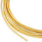 BENECREAT 15 Gauge/1.5mm 18k Gold Plated Craft Wire Tarnish Resistant Brass Jewelry Wire for Beading, Pendant Wrapping, Earrings, Bracelets, Crafts Making, 9.8FT/3m