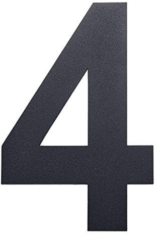 nanlyiau Numeri civici RAL 7016 6in/15.3cm Numero Numero di acciaio Numero civico esterno di acciaio in Solido Acciaio Inossidabile 304,Aspetto Fluttuante (7016 6in4)