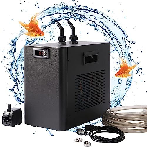 LMYYDES Aquarium-Wasserkühler, Kühler, 160 l, 300 l, 500 l, Marine-Tankkühler, Wasserkühlungsmaschine, geeignetes Aquarium für Riffkorallen, Quallen, Garnelen, Wasserpflanzen,300L