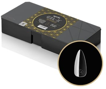 Apres Gel-X® Stiletto Box of Nail Tips | 280 Soft Gel Tips, 14 Sizes 00-9 | Half-sizes Included (Sculpted Stiletto Short, 280 Count)