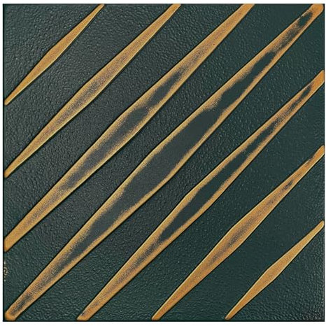 I K H E Malarka 3D Paneele, Polystyrol Paneele, Retro Deckenpaneele, 3D Wandpaneele, Dekoren, Decken - Vintage Wandverkleidung, 3mm dick - 50x50cm / ‎‎8m² - 32 Stück (89-ZL-44)