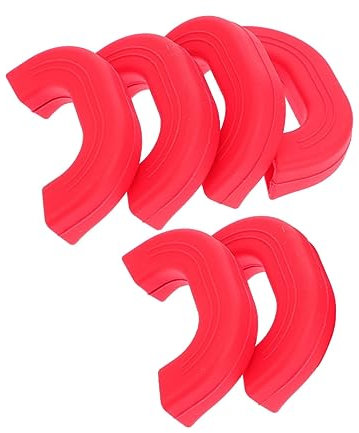 Silikon Topfgriffhüllen 6 Stück Rot für Töpfe und Schalen