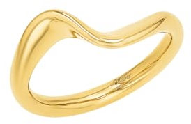 s.Oliver Ring Edelstahl Damen Ringe, Gold, Kommt in Schmuck Geschenk Box, 2037964