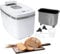 KLAMER Brotbackautomat, 14 Backprogramme, 3 einstellbare Bräunungsstufen, automatische Zubereitung von Brot, Kuchen, Pizzateig, Joghurt & Marmelade, Backform antihaftbeschichtet, Weiß