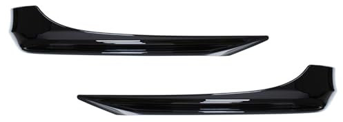 Frontspoiler Lippe Frontstoßstange Splitter Front Spoiler Ecken Spoilerlippe Frontflügel Schutz Autoantikollisionsschutz schwarz vorne Links und rechts für 3er E90 3er E91 Touring 2009 2010 2011 2012