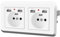 Prise Encastrable USB et Type C (16A, Max. 5V/2.1A) - Murale Avec 4 Ports USB Pour PC, Téléphone Portable, Appareils Électroménagers (2 Prises)