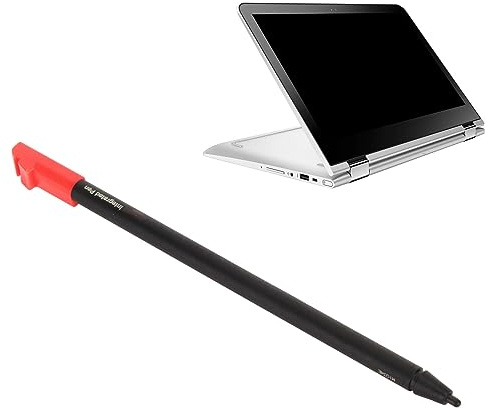 Stylus Pen, FRU 4X81D34327 Digital Pen, 4096 Pressure Level Smart Pen with 2 Customizable Buttons, Rechargeable Stylus, for 300E 500E Chromebook Gen 3 Laptop