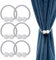 LFCFBH 6PCS Curtain Tie Backs, Tie Backs for Curtains for Home Office Hotel