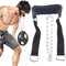 SQAQS Kopftrainer Männer Nackentrainer Hals, Blau Schwarz Metallschnalle Nackentrainer, Krafttraining, Verstellbares Kopfgeschirr Fitness, Nackentraining, Kopfgeschirr, Bodybuilding (89m)
