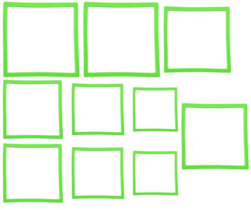 zwxqe Recinzione per piante per acquari, anelli galleggianti per acquari, anelli di alimentazione per acquari, anelli di alimentazione per acquari, 10 5 misure, anelli per l'alimentazione dei pesci