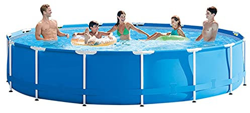 KKMNDE Runder Rahmenpool, Wasserpark für Kinder/Erwachsene im Freien, Planschbecken für den Familiengarten