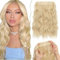 SEGO Secret Hair Extensions 1 Tresse Haarverlängerung Haare Haarteil mit Unsichtbarer Draht Invisible Gewellt - 50 cm 88B