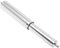 jojofuny Adjustable Spring-Loaded Toilet Roll Holder Insert, Chrome-Plated Plastic Spindle Replacement Rod for Bathroom Tissue Roll Storage and Dispensing