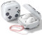 Galaxy Buds2 Pro Funda, compatible con Samsung Galaxy Buds Live/Buds 2/Pro/Buds FE, diseño retro de mando de juego, funda de silicona líquida con mosquetón (gris)