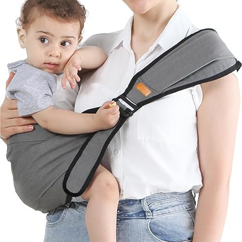 Ergonomische All-in-One-Kindertrage - manesa (Grau)