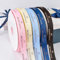 Cinta de satén personalizada con logotipo impreso para bodas, sombreros de paja, baby shower y flores, pulsera de bricolaje (impresión de 50 yardas)