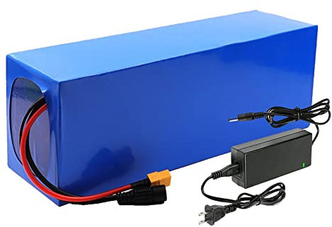 HTDRE Batterie au Lithium, 72V 60Ah 50Ah 40Ah 30Ah 20Ah Batterie au Lithium Rechargeable Batterie Personnalisable Pack de Batteries au Lithium avec Chargeur et BMS, pour Moteur de 1000W à 5600W, 30AH