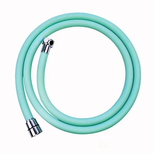 EANAGO Tubo flessibile per doccia in silicone colorato, rotazione a 360°, silenzioso, adatto a tutti i soffioni doccia standard, protezione antipiega, senza BPA, lunghezza 1,5 m