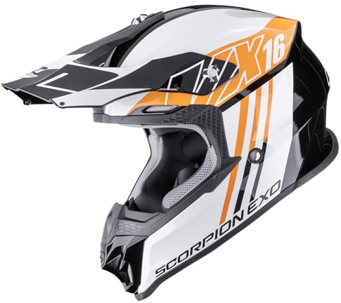 SCORPION VX-16 EVO AIR LIGNES Black-Orange S