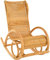 korb.outlet Relaxsessel Schaukelstuhl Luxor aus Rattan in der Farbe Honig/Schaukelsessel modern
