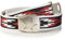 Maloja Gürtel Cantutam Snow weiß/schwarz/braun one Size
