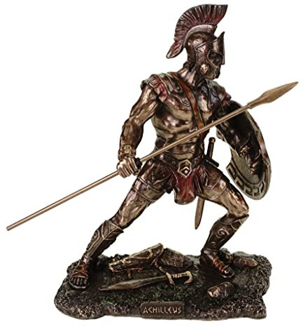 Veronese by Joh.Vogler GmbH Figur des Achilles Griechicher Krieger Troja Skulptur Hektor