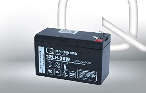 Q-Batteries 12LH-36W 12V 9Ah Blei-Vlies-Akku AGM VRLA Hochstrom USV
