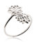 Sovats Damen Doppelt Lotusblüte-Ring 925 Sterlingsilber, Größe 58