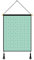 Blackish Green Fresh Lines geometrisches Gitter, 45 x 65 cm, Stoff, moderner High-Definition-Druck, Wanddekoration 17.7 X 25.5 Inches 7.octagon