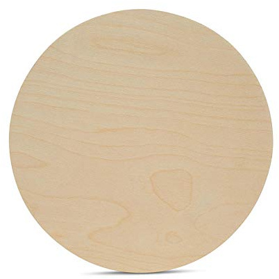 Wood Plywood Circles 14 inch, 1/4 Inch Thick, Round Wood Cutouts, Pack of 1 Baltic Birch Unfinished Wood Circles for Crafts, by Woodpeckers