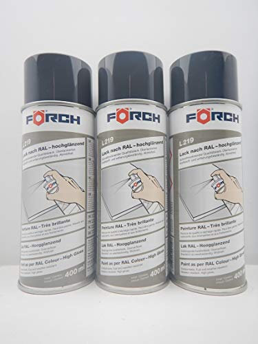 FORCH Vernice spray grigio nero RAL 7021, 400 ml (3)