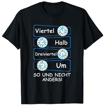 Witzige Osten Sprüche DDR Uhr Zeit Zone Geschenk Ostdeutsch T-Shirt
