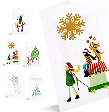 UNICEF Weihnachtskarten, 10 Stück, Illustrationen