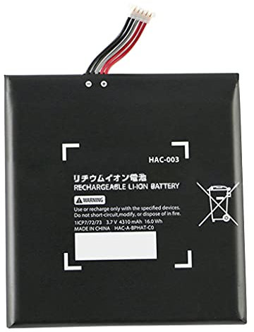 LEXIANG Remplacement de la Batterie HAC-003 Compatible avec la Console de Jeu -NS Switch 2017 HAC-001 Interne 4310mAh