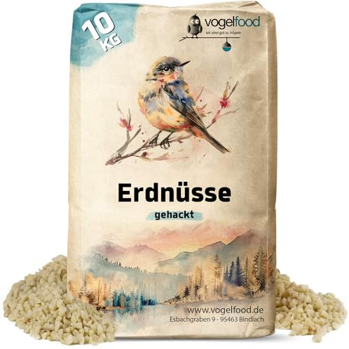 Samore Erdnüsse gehackt 10 kg geviertelt Vogelfutter