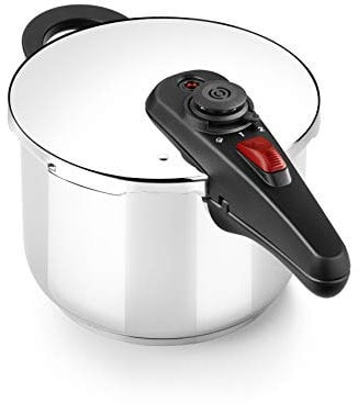 BRA Allure | Olla a Presión Rápida de 4 litros, Fabricada en Acero Inoxidable 18/10, con 2 Programas de Cocción y Sistema de Bloqueo de Apertura, Apta para Todo Tipo de Cocinas, Multicolor