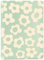 MAYCARI Slim Green Waterproof Laptop Sleeve Bag 15 Inch-15.4 Inch, Light Weight Fuax Leather Protective Laptop Sleeve Case, Aesthetic Flower Print 15 Inch-15.4 Inch Case for Girls Women Boys