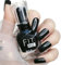 TBeautfave Black Nail Polish, Quick Dry&Long Lasting Nail Varnish Neutral Nail Polish Non-toxic Water Based Formula Natural Nail Polish Black Gel Nail Polish for DIY Nail Art