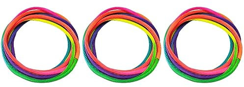 TOYANDONA 18 STK Bunte Seile Zum Flechten Finger Über Seil Drehen Geflochtenes Seil Spielzeug Schnur