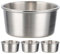 Luxshiny 4pièces Tasses Acier Inoxydable Pour Sauces Bols De Trempage Stockage De Condiments Pour Dîners Barbecues Et Événements Familiaux